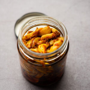 Garlic Pickle Vellulli Pachadi Lahsun Achar Home Made